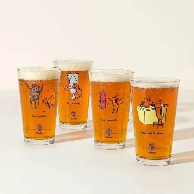 Uncommon Goods Bad Dog Wisdom Tumblers