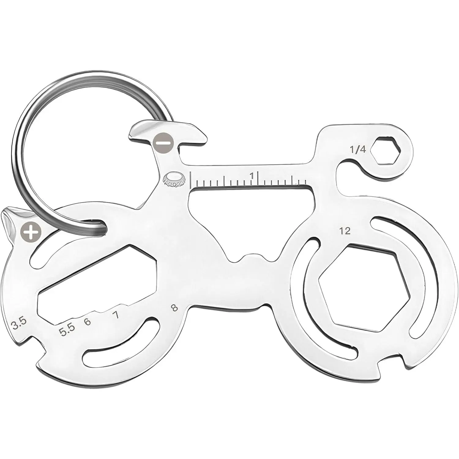 Christmas Stocking Stuffers for Men Adults Dad,  Multi-tool 14 in 1 Pocket Gadgets Tools Bottle Opener , EDC Tool Key Ring Anniversary Birthday Gifts for Men Women ()