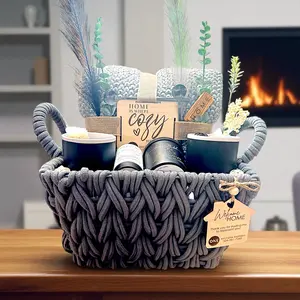 Mid-Size Cozy Basket| Realtor Gift Basket | Welcome Home Gift Basket | Realtor Closing Gift
