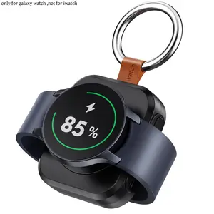 Portable Charger For Samsung Galaxy Watch Active 1/2/3/4/5 Pro/6 Classic/6/7/8 With Capacity Of 1200 Mah And Supports Fast Wireless Charging