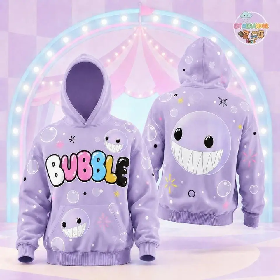 Zooble 3D Hoodie, Circus Theme 3D Hoodie, Anime Halloween Gift For Fan