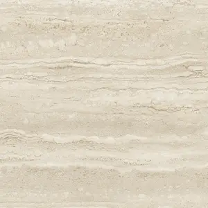 My Luxury Flooring MK GLOSSY Travertine Titanium Porcelain Tiles - 24 x 48 Inch Titanium Travertine Stone Look - Glossy Finish Wall & Floor Use | 15.5 Sq-ft per box | Pallet of 10 Boxes (155 sq-ft)