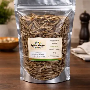 Jambo Market Omena Sardines Dried Fish 350g Product of Kenya High Quality Dried Fish Snacks