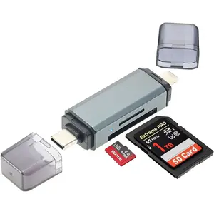 SD Card Reader for , iPad, USB C SD Card Adapter, Memory Card Readers for Digital Camera Adapters, Support SD,  SD, Plug and Play