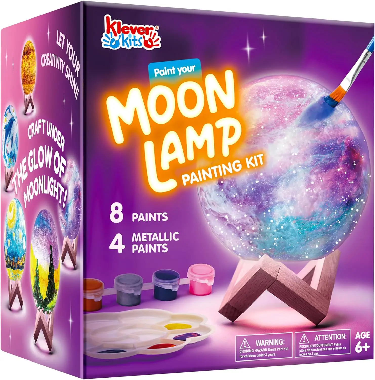 2025 Toys for Kids 3D Moon Night Light, DIY Your Own Moon Lamp Kit Galaxy Lamp Arts and Crafts Kit, School Activities, Birthday Gifts for Kids Girls Boys Kids Outdoor Play teen girl gifts