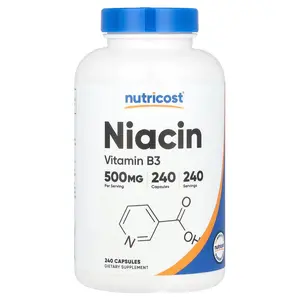 Nutricost Niacin, 500 mg, 240 Capsules