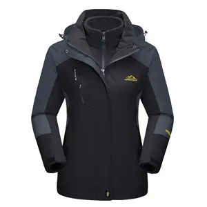 MAGCOMSEN Women's 3-in-1 Winter Coats Snow Ski Jacket Waterproof Windproof Fleece Lined Winter Jacket Parka