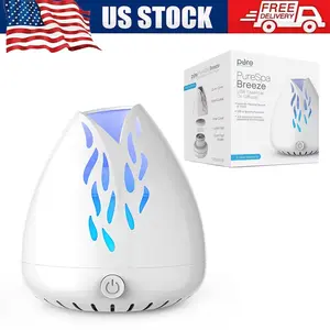 Pure Enrichment PureSpa Breeze USB Oil Diffuser | Waterless Aromatherapy Fan Diffuser