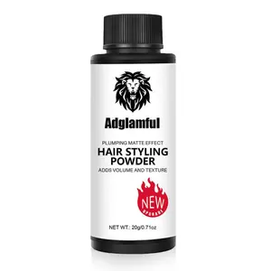 Adglamful Men's Hair Styling Powder, Creating A Fluffy Texture and Matte Finish | Oil-control and Long-lasting Styling | Full-Body Textured Powder for Men