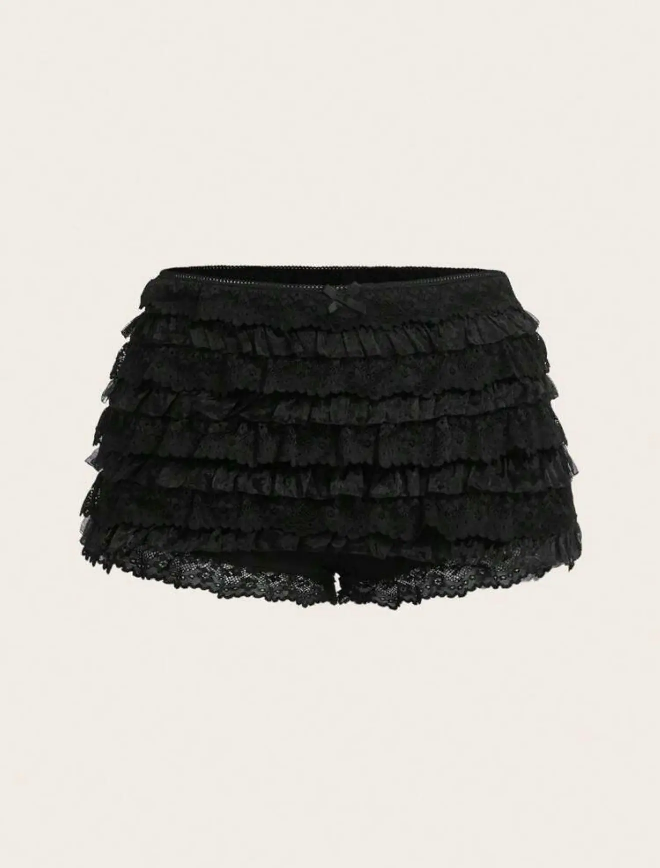 Lace layered mini shorts Lace layered mini shorts