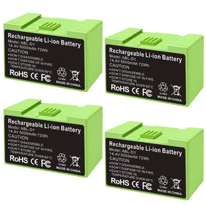 14.4V 5.0Ah for iRobot Roomba i7 Battery ABL-D1 Replacement for iRobot Roomba e and i Series i3 3150 i3+ 3550 i4 4150 i4+ 4550 i8 i8+ i7 i7+ e5 e6 J7 J7+ J6+ J6 Plus J5 J5+ Series Li-ion Battery