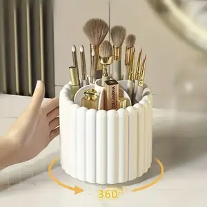 Rotating Makeup Organizer - Multifunctional Desktop Storage Box, Vanity Organization, Compact Design, Smooth Rotation, Beauty Enthusiasts, Office Users, Perfume Organizer, Cosmetics Organizer Storage