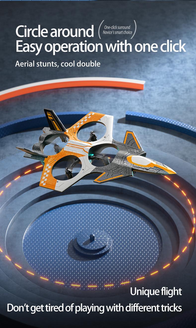 TongLi Foam Remote Control Airplane, Aerial Photography Drone, Children's Remote Control Airplane, Drop-resistant Foam Airplane, Stunt Remote Control Airplane, Suitable for Children Aged 8-12 Christmas Halloween Thanksgiving gift