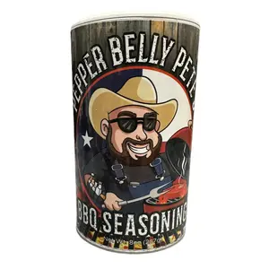 Pepper Belly Pete's BBQ Seasoning 8 Oz - Bold Smoky Flavor with Sweet & Butter Finish, Made in USA - Spice