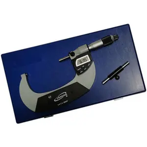 iGaging Electronic Digital Micrometer, 3-4" Range, IP65 Waterproof Hand Measuring Tool for Tools & Hardware Applications, Range 3-4"