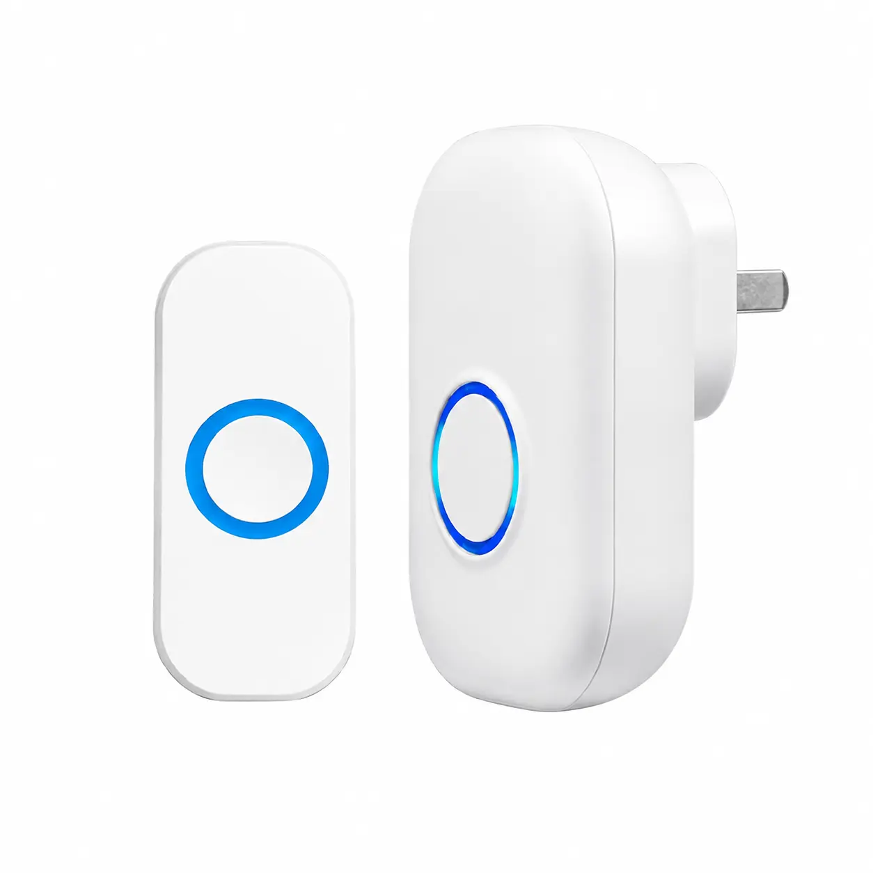 Self-Powered Wireless Doorbell No Battery Needed Basic Door Bell for Home range for Home,Apartment,Classroom,Home,Office,Hospital,Warehouse