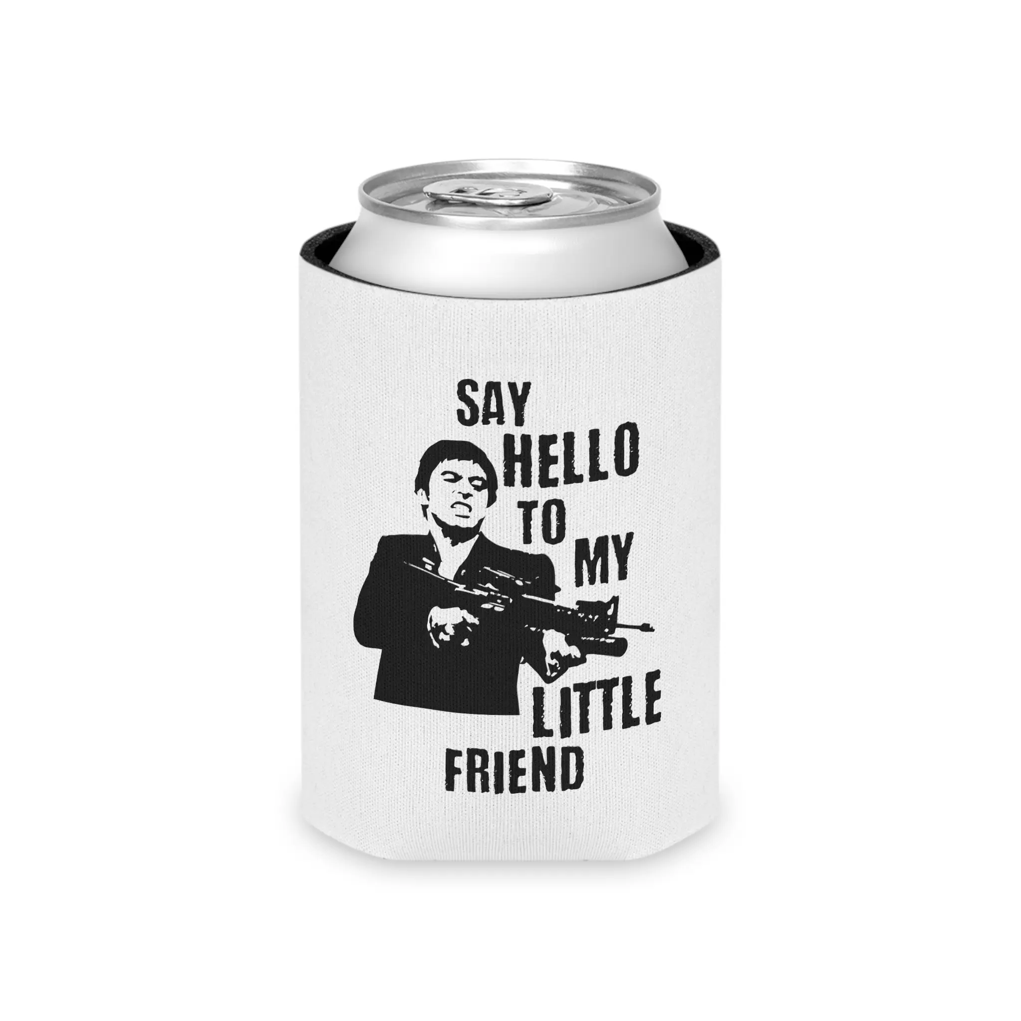 Say Hello To My Little Friend Can Cooler, Scarface Koozie