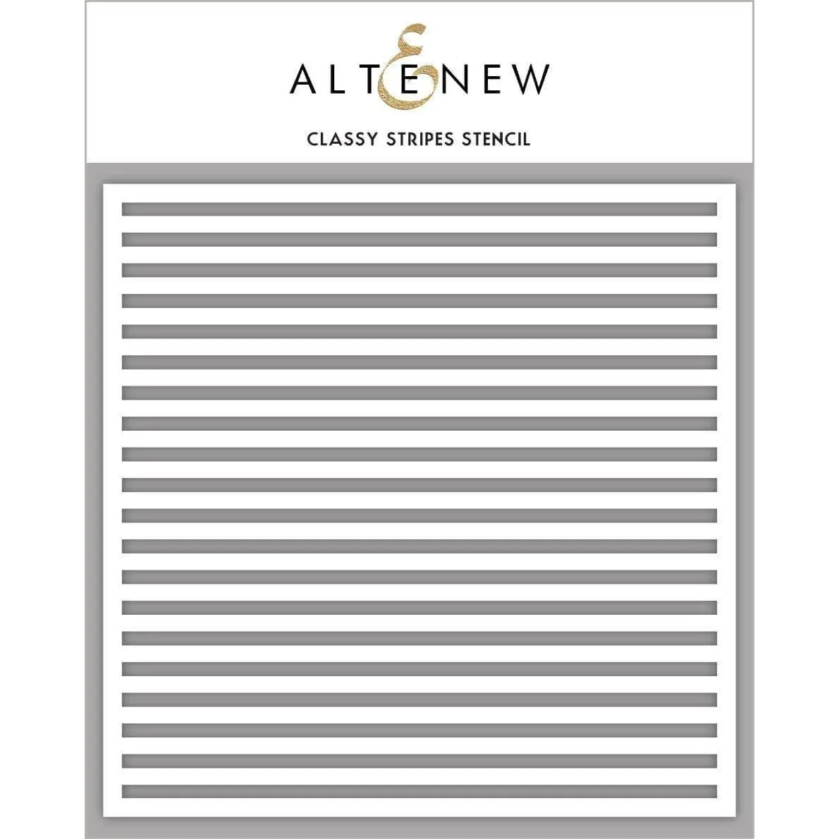Classy Stripes Stencil