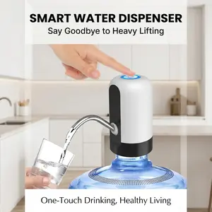 Water Bottle Pump 5 Gallon USB Charging Automatic Drinking Portable Electric Water Dispenser/Switch