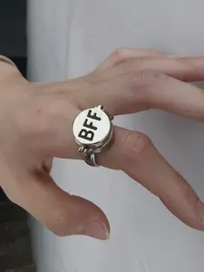 Creative Cute Spongebob Patrick Friendship Bff Open Ring, Perfect Gift for Best Friends, Unique Jewelry for Kids & Adults, Adjustable Rings