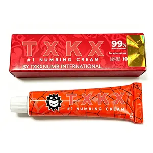 TXKX 99% Strength Numbing Cream - 6-8 Hours Pain Relief for Tattoo, Piercing, Laser Hair Removal (Tattoo Aftercare Balm)