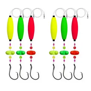 Catfish Rigs Float Tackle - Santee Rig Set with 6/0 8/0Circle Hooks for Peg Floats & Cigar Floats - Perfect for Catfishing Adventures & Easy Setup