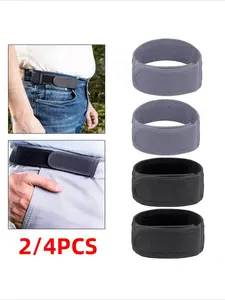 4pcs BeltBro Titan No Buckle Elastic Belt For Men Fits 1.5 Inch Belt Loops Comfort Casual Modern Waistband
