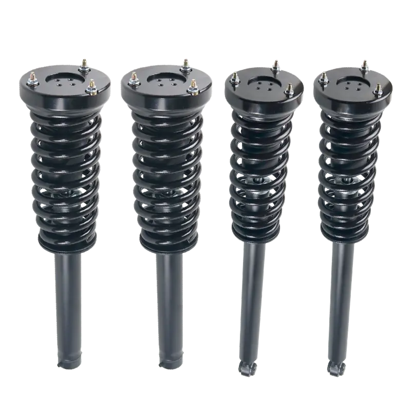 Front & Rear Air Suspension Bag to Coil Springs Suspension Kit for Mercedes S-Class 07-13 W221