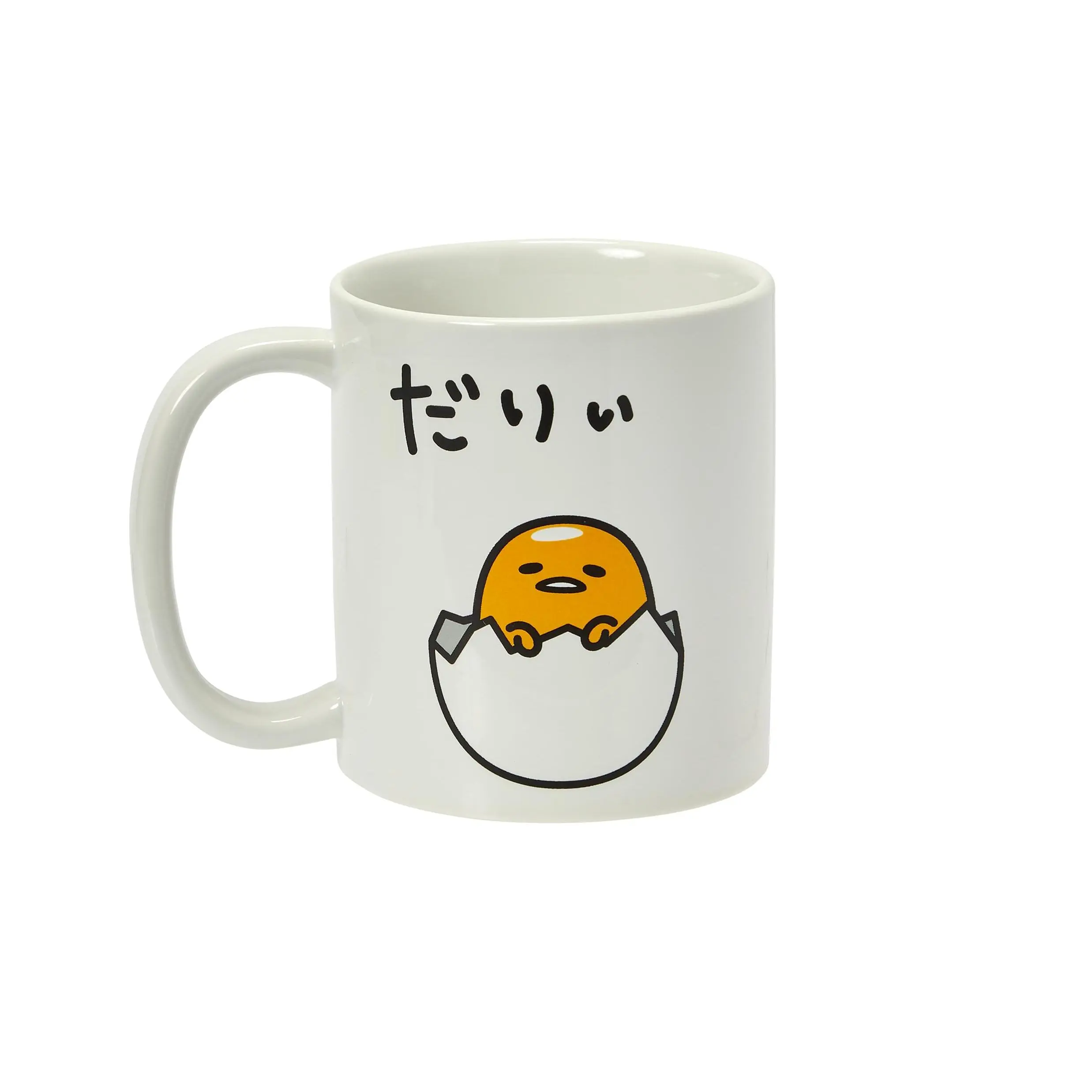Gudetama The Lazy Egg Ceramic Cup - 20-oz Gudetama Theme Collectible Cup, Washable for Coffee and Drink Use