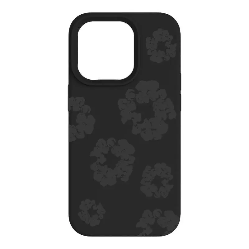 Cotton Wreath Case (Black/Black) by The Case Market | Streetwear Inspired | Durable and Water Resistant 17 16 15 14 13 1211
