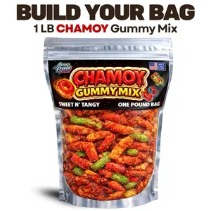 Build Your Chamoy Candy Bag- Pick Gummies- Astro Freeze Treats- Sweet & Spicy Chewy Snack- Fruity Tajin Chili Lime Seasoning