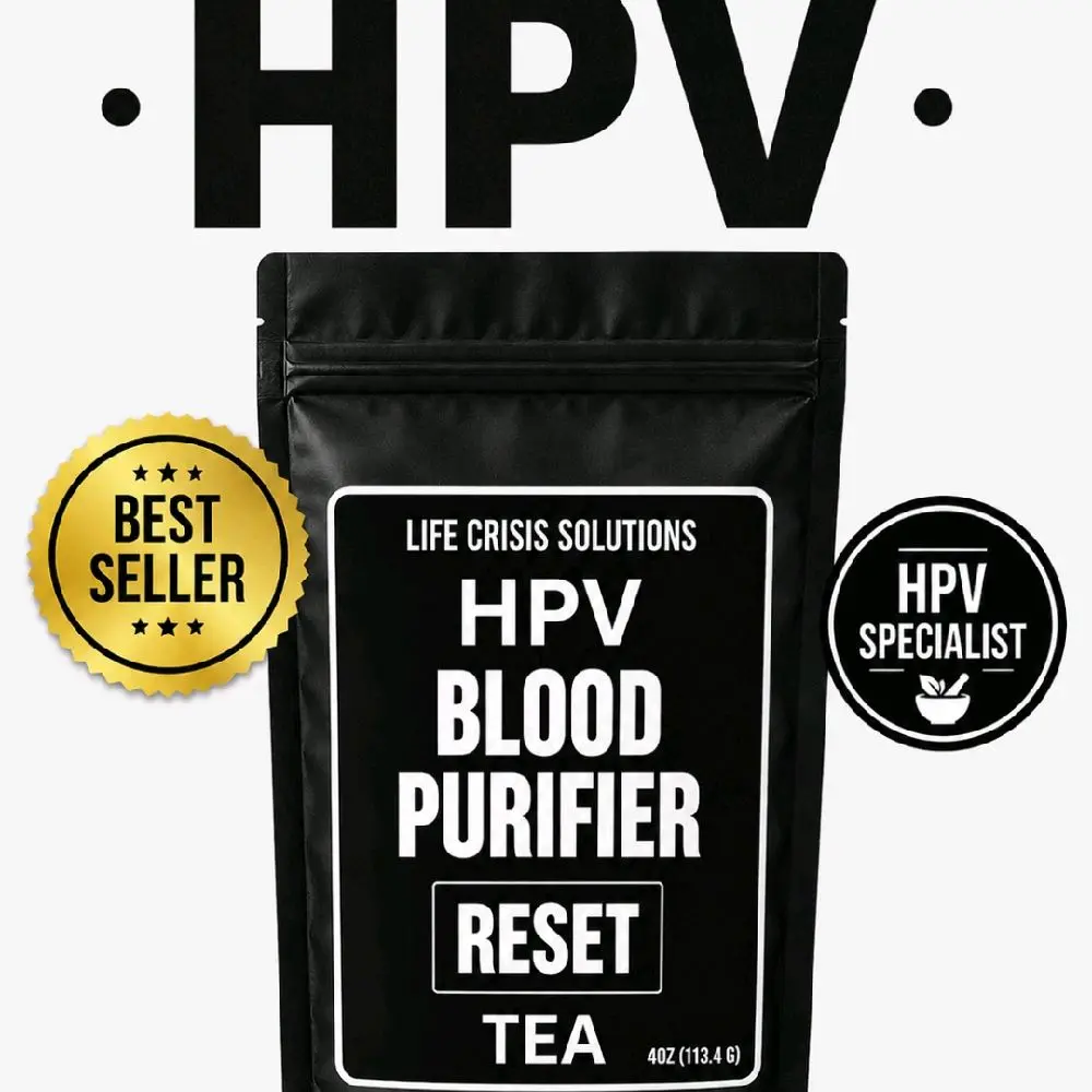 NATURALLY SWEETENED WITH STEVIA OR MINT OPTIONS-HPV LABEL OPTION-100% MAXIMUM STRENGTH ORGANIC NATURAL HANDMADE HERBAL TEA