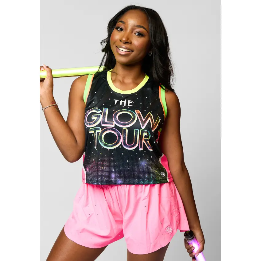 Exclusive Kansas City Cropped Basketball Jersey - Redline Glow Tour