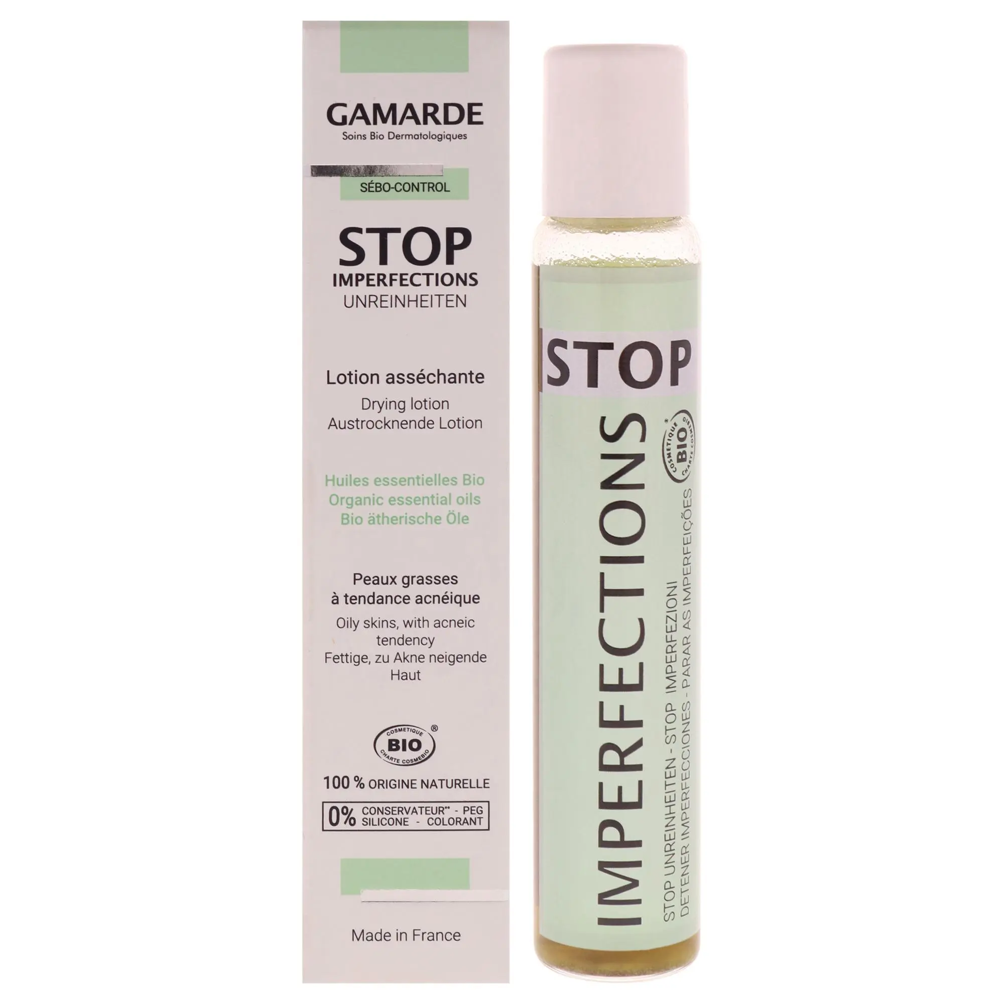 Gamarde Stop Imperfections Drying Lotion for Women, Skin Care Product - 0.33 fl oz Lotion