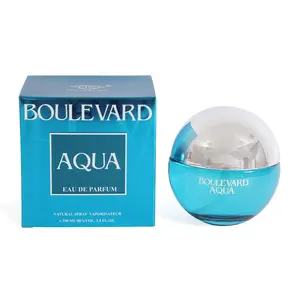 Boulevard Aqua Eau De Parfum Natural Spray Cologne for Men 100ml/3.4fl.oz. - Fragrance for Men