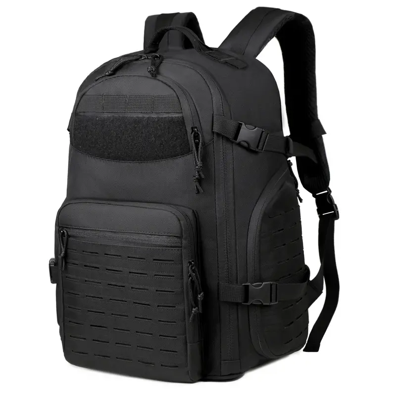 Unisex Roll-Top Hiking Trekking Rucksack, 35L Expandable Multi Compartment Backpack for Outdoor Activities, Water-Resistant with Padded 15.6" Laptop Sleeve, Durable Outdoor Hiking, Outdoor Sports