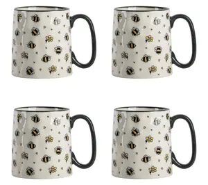 10 Strawberry Street Set of 4 Bella Mug