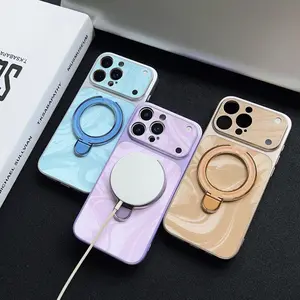 Wavy 2-in-1 Phone Case (Case + Stand—Transforms from 11 to 17 in 11–16 seconds) Supports Wireless Charging (Compatible with iPhone 17 Pro Max, 16, 15, 14, 13, 12, 11 Pro Max, 14, 15, 16 Plus, and Apple iPhone Air)