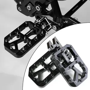 Clean CNC Aluminum Alloy Foot Pegs for Surron Light Bee X S, Colored Nail Foot Pedals Aluminum for Segway X160/X260, CNC Footpegs Pedals Rests for Talaria MX3 MX4 XXX, E Ride Pro SS Motorcycle Modified Accessories, Gift