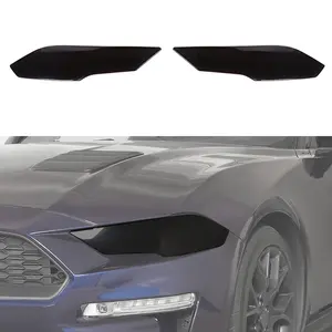 Car Accessories, Front Headlight Lamp Cover Trims Guard for 2018+ Ford Mustang & 2024+ Ford Mustang Automotive Truck