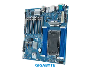 Gigabyte MW83-RP0 Intel® Xeon® W Workstation Board, Single processor, LGA 4677, Intel® W790 Chipset, 8-Channel DDR5 RDIMM/3DS-RDIMM, 8 x DIMMs, ASPEED® AST2600 BMC.