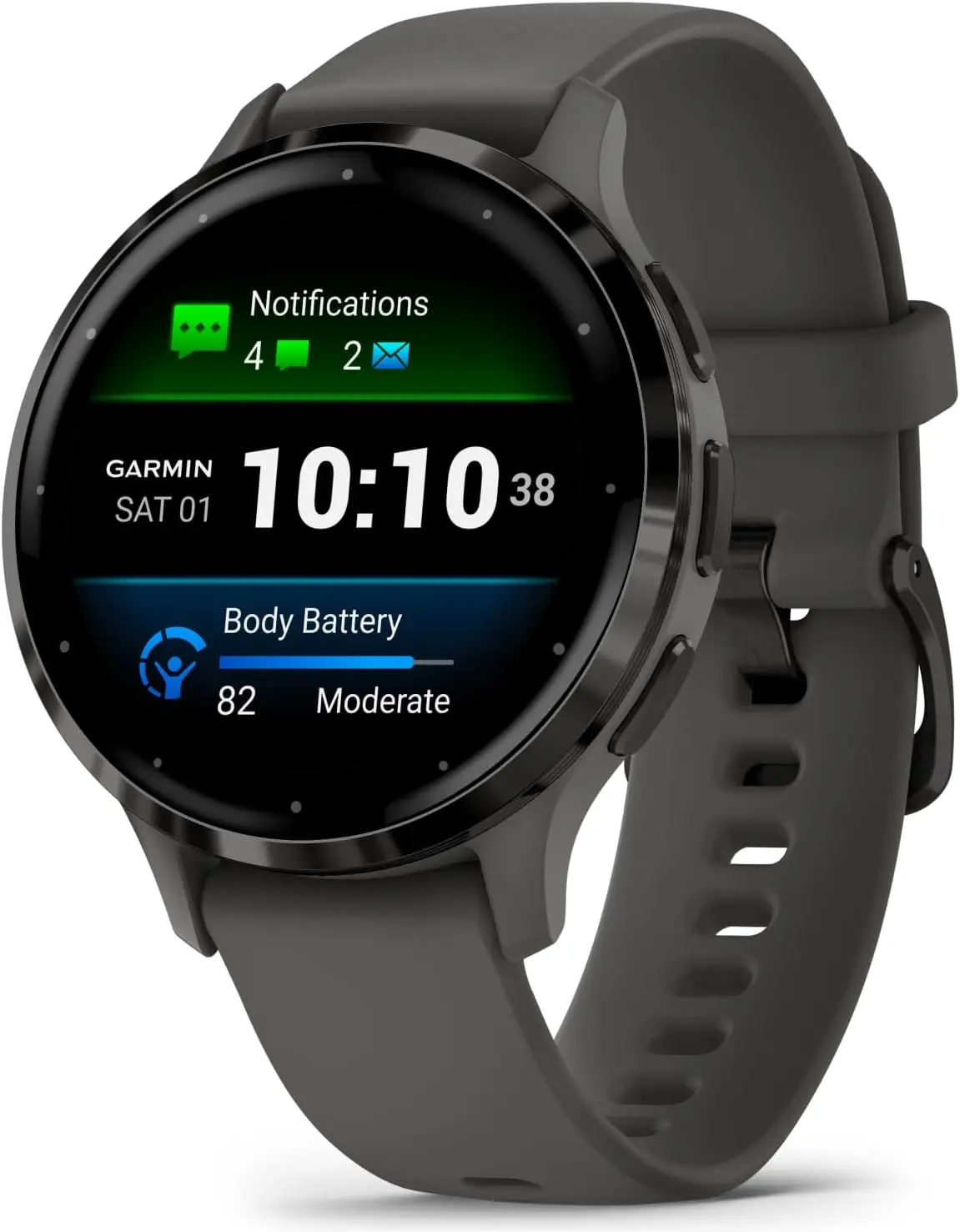 Garmin Venu 3S GPS Smartwatch - 41 mm Steel-Build Wearable with AMOLED Touchscreen, Batteries Included, 27 g Weight, 30 Days Money Back Guarantee (Phones & Electronics, Smart Watches Category)