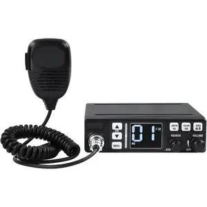 MB3 Dual-Mode AM/FM CB Radio, Public Address (PA) Function, Automatic Noise Limiter, 40-Channel Fixed-Mount, Easy to Operate, External Speaker Jack for Truckers Long Range