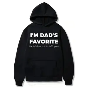 100% Cotton Funny Dads Favorite Son Daughter I'm Mom's Favorite T-Shirt Golf Gift T-Shirt For Men and Women