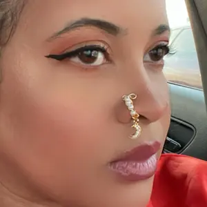 Fake Nose Piercing | Fake Nose Ring | Nose Cuff Pearl Bead | Faux Nose Ring | Gifts for Her | Moon Star Heart Nose Ring