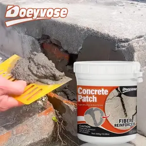 Doeyvose Concrete Crack Sealant for Waterproofing Foundations, Hydraulic Cement to Stop Basement Wall Leaks, Effective Leak Repair Solution