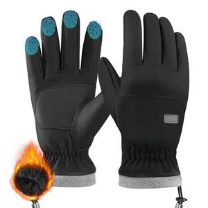 Winter Waterproof Ski Snow Warm Gloves for Women Men, Windproof Cold Weather Thermal with Touchscreen Fingers, for Running Driving Cycling Hiking Biking Outdoor Sports Daily Work