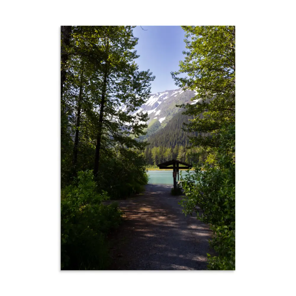 Portage Valley Recreation Area 20" x 28" Premium Luster Photo Poster
