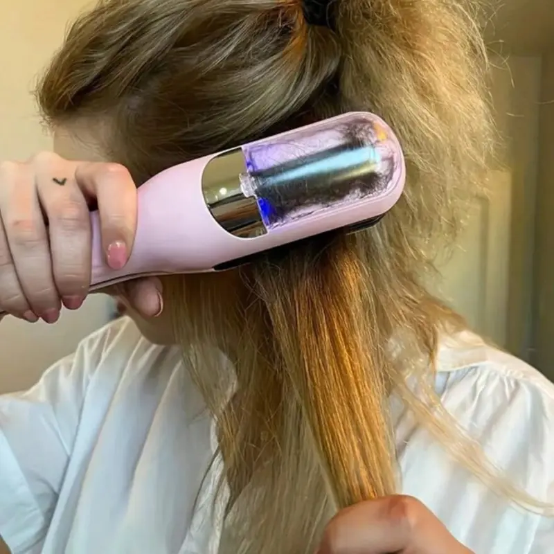 Rechargeable Detachable Cordless Hair Trimmer, Removal, Battery, Remove Damaged Hair, Hair Care Color, Valentine's Gift for Girls