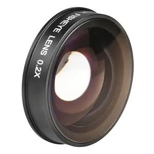 0.2x HD Ultra Wide Angle Fisheye Lens for Canon/Sony Camcorder Camera